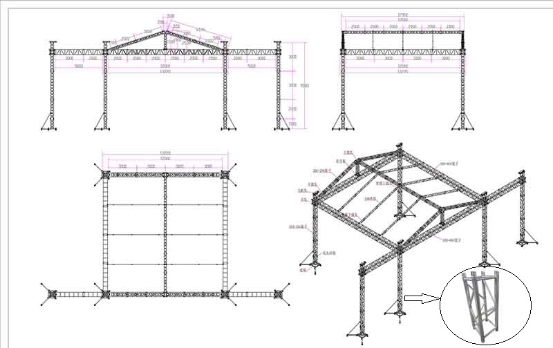 giàn đèn sân khấu đã qua sử dụng