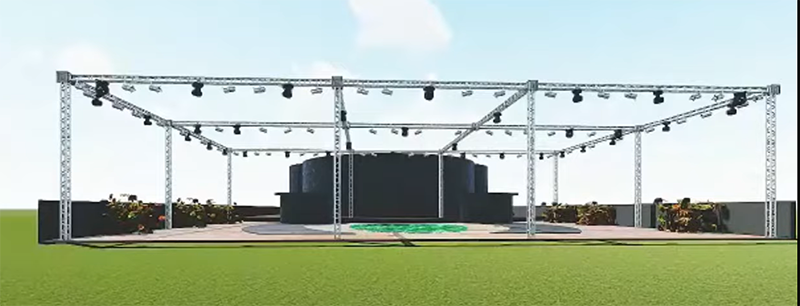 self climbing truss structure
