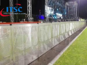 Bán buôn hệ thống rào cản sân khấu 12m cho buổi hòa nhạc
        