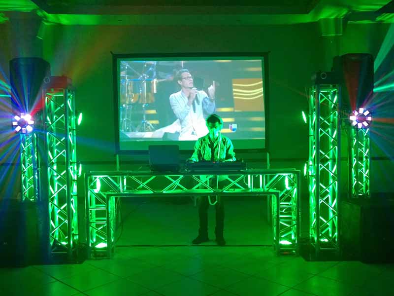 Nền sân khấu sân khấu di động Aluinium DJ