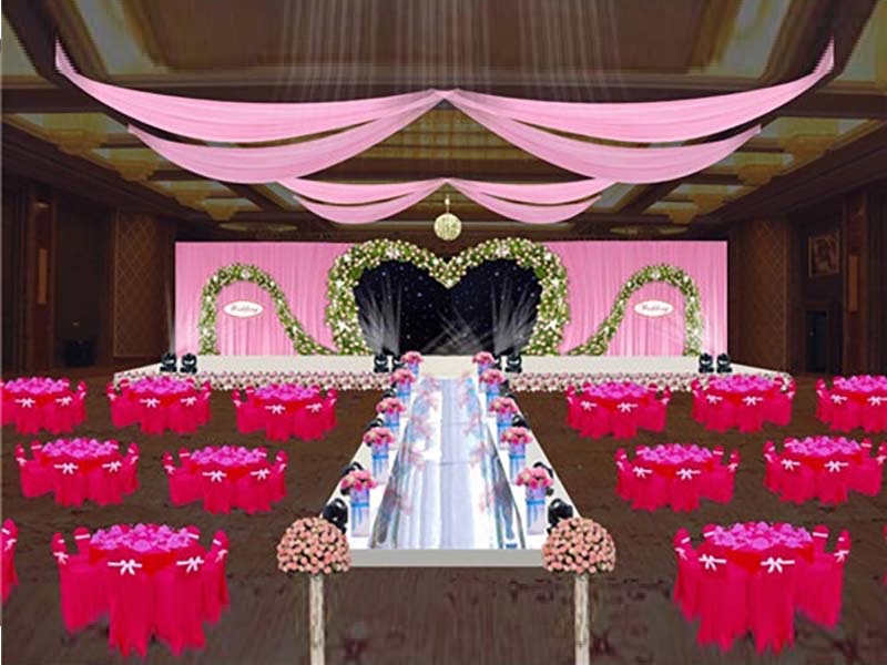 Trang trí sân khấu đám cưới hoàng gia đẹp hiện đại cho người theo đạo Hindu