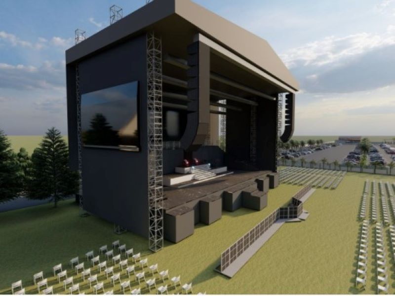 Sân khấu hòa nhạc cho công viên giải trí ở Nigeria