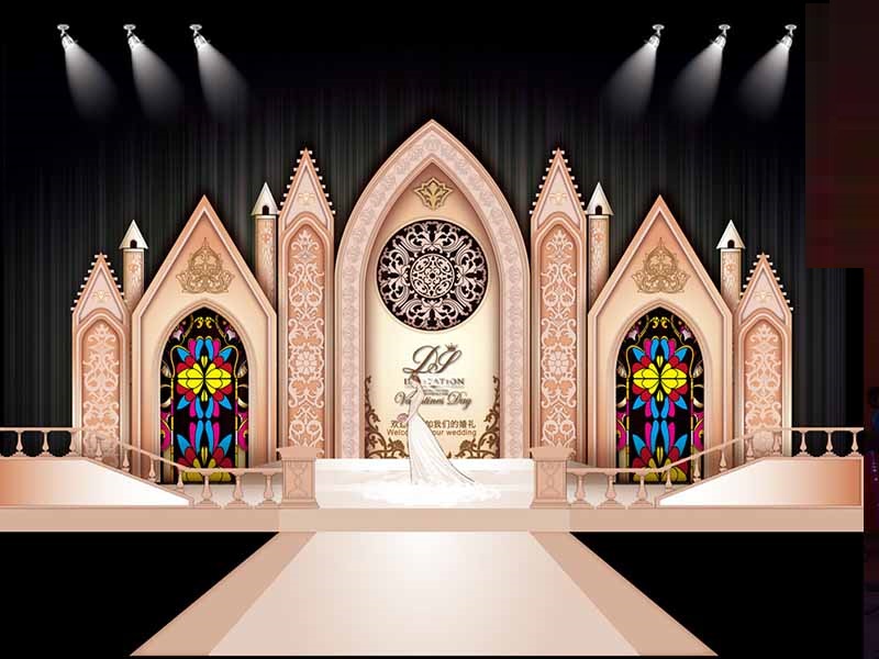 Cách trang trí sân khấu đám cưới theo đạo thiên chúa đơn giản trong nhà thờ?