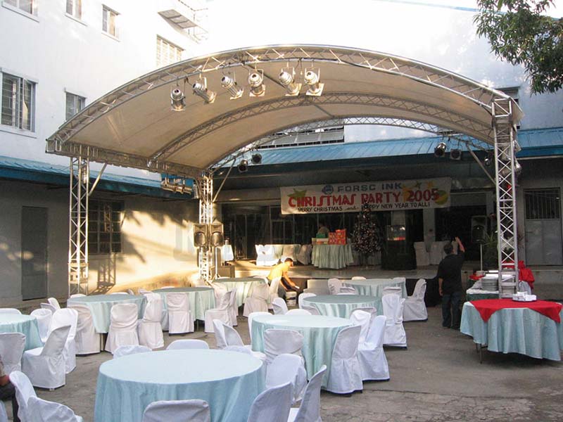 Giàn sân khấu di động bằng nhôm ngoài trời cho giải trí đám cưới